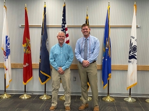 Jacob Keller (right) is graduating with two masters degrees and two graduate certificates!